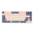thumbnail image 3 of Teclado RGB Mecánico de 84 Teclas con Conexión de 3 Modos Retroiluminación RGB y Eje Opcional Soporte Ergonómico Tecla Completa sin Perforación Batería de Litio para ANGGREK  Otros, 3 of 8