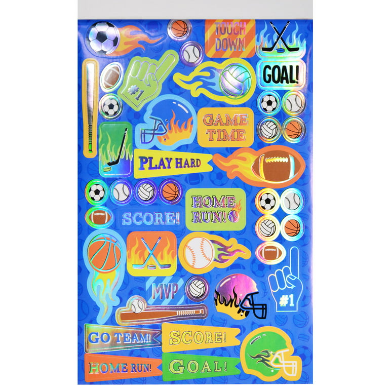 Pen + Gear 40-Page Sticker Book, Makin' Waves Edition, 2600+ Multicolored  Multi-Pattern Stickers, Everyday Use