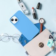 iPhone 13 Case, Phone Case for iPhone 13 Liquid Silicone Soft Gel Rubber Microfiber Lining Cushion Texture Cover Protective- Stone