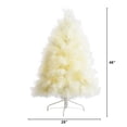 thumbnail image 4 of Nearly Natural Artificial Pampas Grass Christmas Tree - 4' - Cream - Unlit, 4 of 9