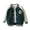 Olive Green, variant on Blekii Children's Baseball Jacket for Boys And Petite Fit Casual Sports Outerwear Olive Green 100
