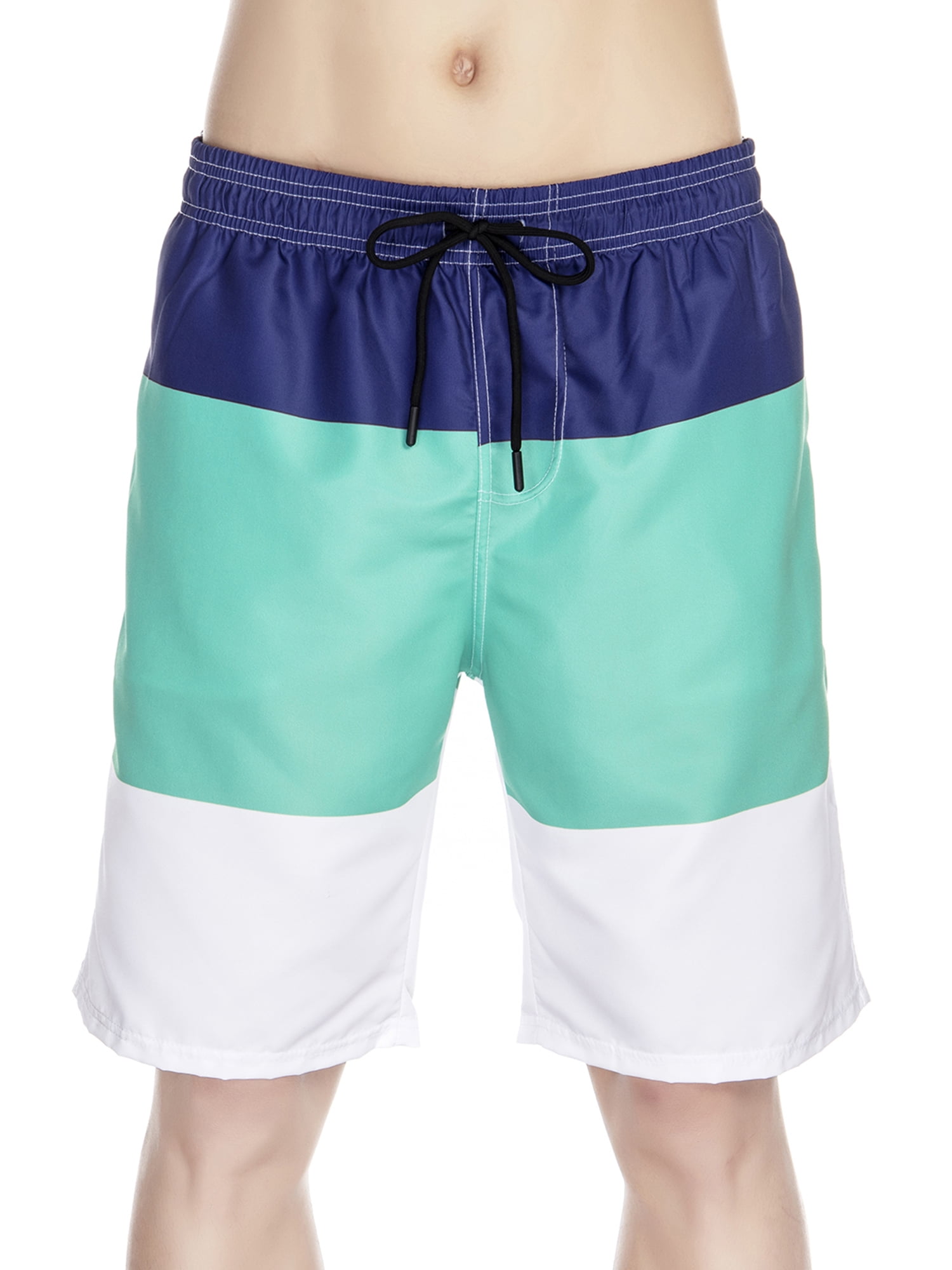 KIOT156 Cute Egg and Avocado Casual Summer Surfing Trunks Surf Board Shorts Beach Shorts with Pockets for Men