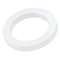 Uxcell 1-1/2" DN40 Silicone Rubber Flat Washer Quick Connector Gasket White