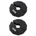 thumbnail image 1 of 2 Discos de Pesas Fraccionarias de Goma para Gimnasio, 0,5 Kg, Color Negro., 1 of 5