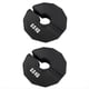 thumbnail image 1 of 2 Discos de Pesas Fraccionarias de Goma para Gimnasio, 0,5 Kg, Color Negro., 1 of 5