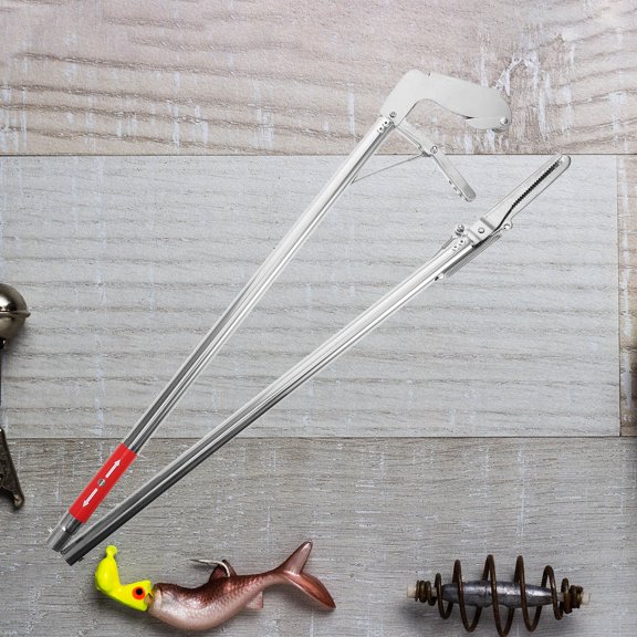 WRISTBIQUE Stainless Steel Snake Grabber Tool for Home Use with Foldable Reptile Tongs