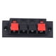 thumbnail image 2 of 10Pcs Speaker Terminal 4 Way Block Quick Connect Loudspeaker Solder Audio Test Clamp 0‑250V, 2 of 5