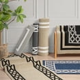 thumbnail image 4 of Washable Skid-Resistant Runner Rug, Border, Beige and White, 30 " x 120", 4 of 9