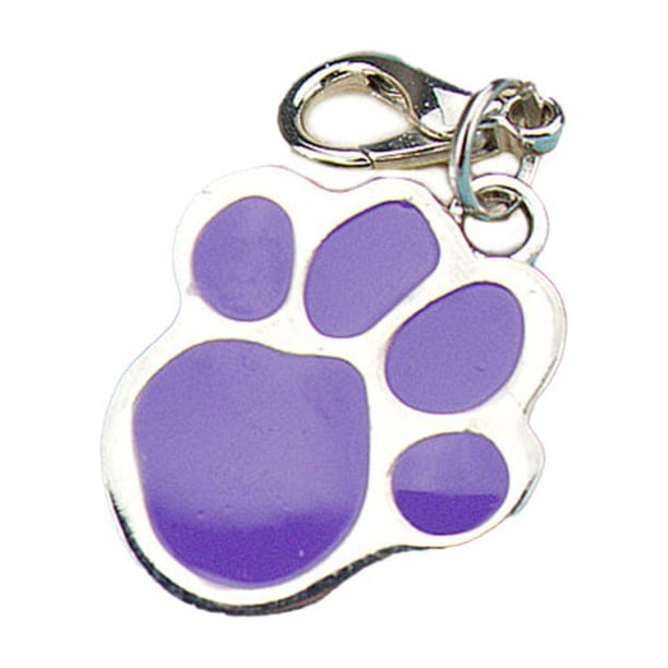 Greeniant Colgantes Pies de animales Encantador Colgante Colgante Pequeño Resistente Joyería Accesorio Collar Pendientes Regalo para el Ropa para mascotas Púrpura