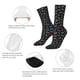 thumbnail image 4 of Balery Multicolored Butterflies Calcetas Largas con Estampado para Hombre y Mujer – Suaves y Transpirables, Talla Única (US 5-11), 4 of 6