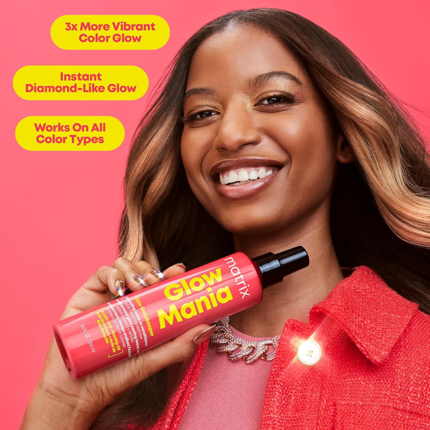 Matrix Glow Mania Glow Gatekeeper Glow Sealing Leave-In Conditioner 8.5 oz / 250 ml