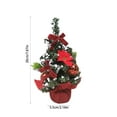 thumbnail image 3 of Qocolhg Outdoor Indoor Christmas Decorations Clearance, Christmas Decor 7.9inch Small Christmas Tree Ornament Mini Christmas Tree Christmas Decor Scene Setting For Living Room Desk Bedroom Ornaments, 3 of 6