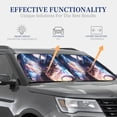 thumbnail image 3 of KLL Urban Style Colorful Dragon Windshield Sun Shade 2-Piece Foldable Car Front Window Sunshade for Most Sedans SUV Truck- Large, 3 of 5