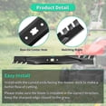 thumbnail image 3 of 942-0741A Mulching Blade for 21inch Deck, 742-0741A Mower Blade Compatible for 2 Pack, 3 of 5