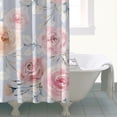 thumbnail image 5 of Waterproof Pioneer Shower Curtain 84x72 Inch Polyester Unique Colorful Floral Shower Curtain for Bathroom Hotel Home Decor with 12 Plastic Hooks, 5 of 5
