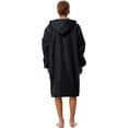 thumbnail image 2 of Adoretex Unisex Faux Fur Waterproof Swim Parka Change Robe – Ultra-Warm, Lightweight Sport Outerwear for Kids and Adults (PK003) - Black - AL, 2 of 4