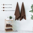 thumbnail image 4 of Martex 2-Pack Bath Sheet Set | 100% Cotton Extra Large 33" x 65" Towels | Chocolate, 4 of 4