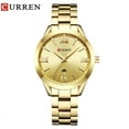 thumbnail image 4 of CURREN Rose Gold Women Luxury Quartz Stainless Steel Casual Fashion Watch Waterproof Full Date Wristwatch, 4 of 5