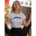 thumbnail image 2 of Hawkins 1983 Navy Blue T-Shirt Women -Smartprints Designs, Female 4X-Large, 2 of 4