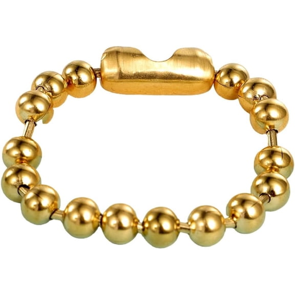 Stainless Steel 8mm Beads Chain Strand Bracelet