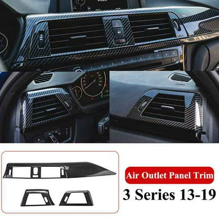 

3PCS Central Air Conditioning Panel Cover Air Outlet Panel for 3 Series 320Li F30 F35 2013-2019