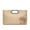 Beige Mushroom Heart Daisy, variant on FOR U DESIGNS Brown Plaid Print Women’s Clutch Handbag with Detachable Chain, Stylish Top Handle Evening Purse for Wedding Party Prom