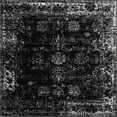 thumbnail image 2 of Unique Loom Sofia collection Traditional Vintage Black Square Rug (6 0 x 6 0), 2 of 2