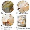 thumbnail image 3 of Designart "Blissful Beige Peony Fragrance" Peonies Floater Framed Canvas Prints, 3 of 5
