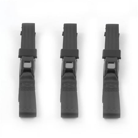 SafeTBoy Standard 2 Point Charcoal Lap Bench Seat Belt Kit for Buick Roadmaster 1957-1958 - 3 Belts