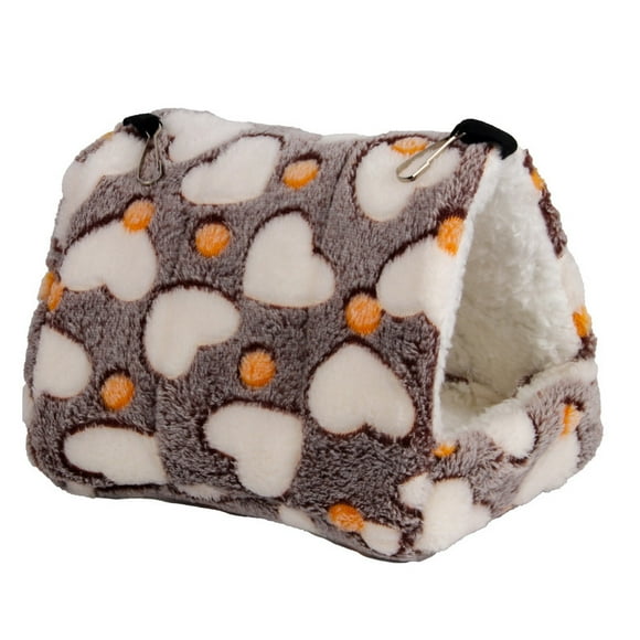 Hweilai 1 Jilong Hamster Golden Silk Bear Honey Bags Slippers Sleeping Bags Cotton Nest Demon King Squirrel Parrot Cotton Nest Warm Winter Thickened 16 * 13 * 16cm