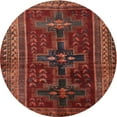 thumbnail image 1 of Ahgly Tapis d'Intérieur Rond Traditionnel Persan Rouge, 3 Pieds Rond, 1 of 6