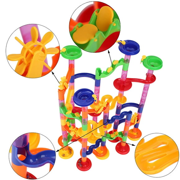 Creative DIY Marble, Balls Track Blocks Educational Marble Runs Toy Race Run Maze For Kids Toys Children Kids