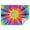 Rainbow Tie Dye, variant on Rainbow Tie Dye Mandala Pattern Rectangle Tablecloth 60"x84",Waterproof Polyester Rectangle Table Cloth, Wipeable Spillproof Polyester Tablecloth for Dining, Camping, Indoor and Outdoor