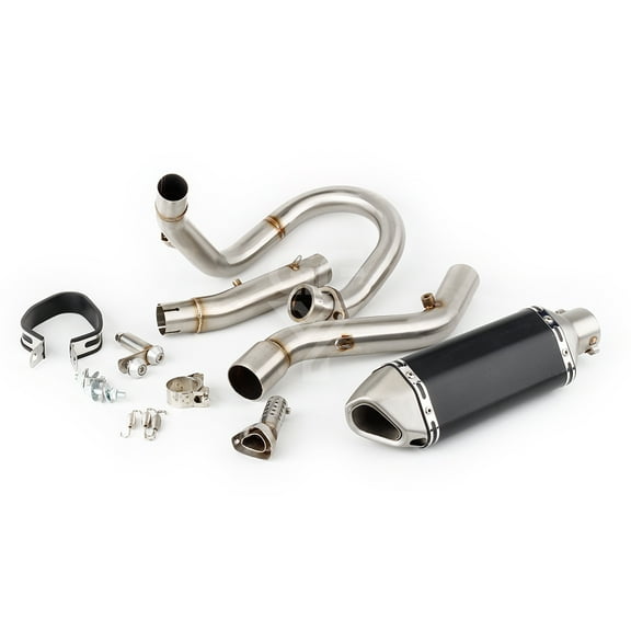 For Suzuki DRZ 400 2000 to 2024 DRZ400 S / SM DR-Z 400 DRZ400S Escape Motorcycle Exhaust Muffler And Header Link Pipe Slip-on