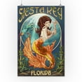 thumbnail image 2 of Siesta Key, Florida, Mermaid (16x24 Giclee Gallery Art Print, Vivid Textured Wall Decor), 2 of 3