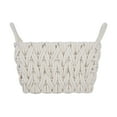 thumbnail image 5 of Better Homes & Gardens Medium White Woven Rope Decorative Storage Basket, 2 Pack, 5 of 12