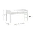 thumbnail image 4 of Living Essentials by Hillsdale Alexis Wood Arch Twin Jr. Loft Bed, White, 4 of 14