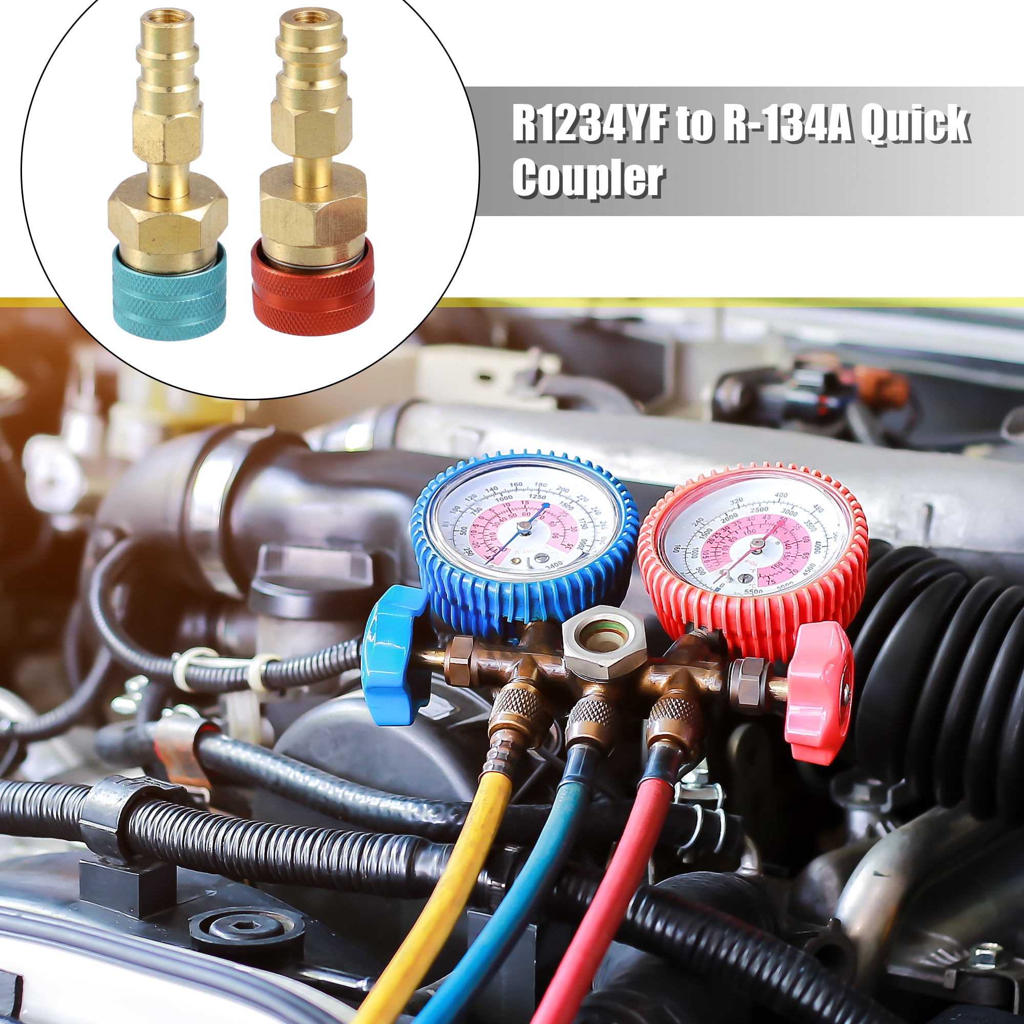 R1234YF To R134A Conversion Coupler Kit R1234YF To R134A AC Conversion ...