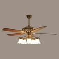 thumbnail image 6 of 52" Modern Ceiling Fan Light 5 Wood Blades Lamp Chandelier 3 Speeds w/ Remote, 6 of 16