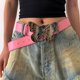 thumbnail image 2 of Cinturón de mariposa para mujer, cinturón flaco, cinturón de cintura fina a la moda, cinturón de mujer para vestidos, pantalones vaqueros, 2 of 5