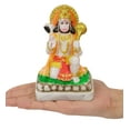thumbnail image 5 of IBA Indianbeautifulart&nbsp;Lord Hanuman Statue Hindu God Figurine&nbsp;Monkey&nbsp;God Auspicious Hindu God Idol For Home/ Office/ Temple-W8, 5 of 7