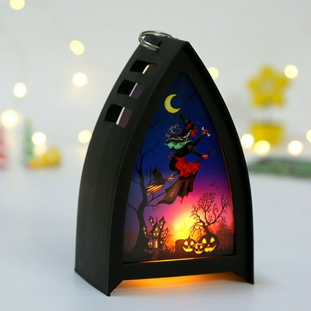 

Kangnenghuishiye Noche De Brujas! Halloween Portable Atmosphere Light Retro Halloween Decoration Light Battery Powered Children s Room Halloween Desktop Decoration