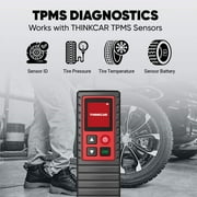 ThinkCar automotive diagnostic scan tools, TPMS testing, OBD2 scanner, and service kit.