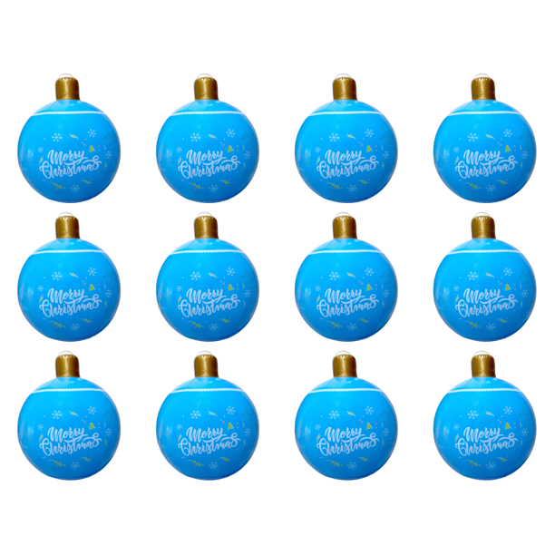 Navidad Inflable PVC 24 Pulgadas Decorada Al Aire Libre () Azul