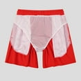 thumbnail image 6 of MADHERO Men's Swim Trunks with Mesh Liner Quick Dry Swimwear Bathing Suit Red Size 2xl, 6 of 6