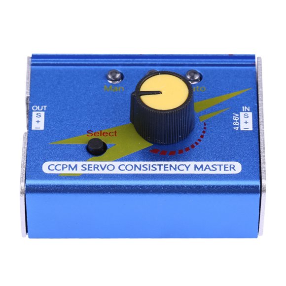 Servo Consistency Tester, ESC Checker for RC Plane Car Boat with Aluminum Alloy, Anodization, and 3 Modes, for CCPM Mode, Simultaneous Testing of 13 Servos