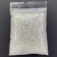 thumbnail image 1 of 20 g/bolsa láser hexágono holográfico brillo grueso puntas de uñas polvo de brillo copos de sirena brillo resina cristal barro Tan Jianjun unisex, 1 of 2