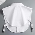 thumbnail image 2 of Aislor Women Mens Fake Collar Detachable Dickey Collar Half Shirts Collar Blouse False Collar Top White 38, 2 of 3