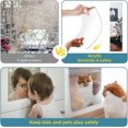 thumbnail image 2 of Full Length Acrylic Mirror Tiles 16 Pcs 12"x12", Toddler Mirror Unbreakable Non Glass Safety Frameless Preschool Mirrors for Classroom - Home Gym 12x12 Mirrors Squares for Closet Door Bedroom, 2 of 5