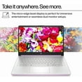 thumbnail image 4 of HP 14 inch HD Windows Laptop Intel Processor N150 (Beats i3-1115G4) 4GB RAM 128GB UFS Honey Lavender, 4 of 6